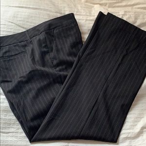 Striped dress pants